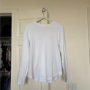 LuluLemon White Long Sleeve Shirt